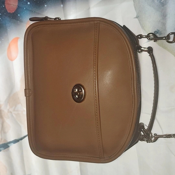 Brown Leather Women's Coach Bag - Picture 4 of 4